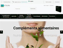 Tablet Screenshot of nature-algues.com
